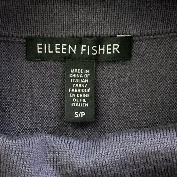 Eileen Fisher Dusty Plum Size Small Wool Midi Dress - Picture 4 of 7